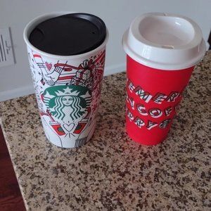 Starbucks Christmas travel mug Tumbler ☕Limited edition
